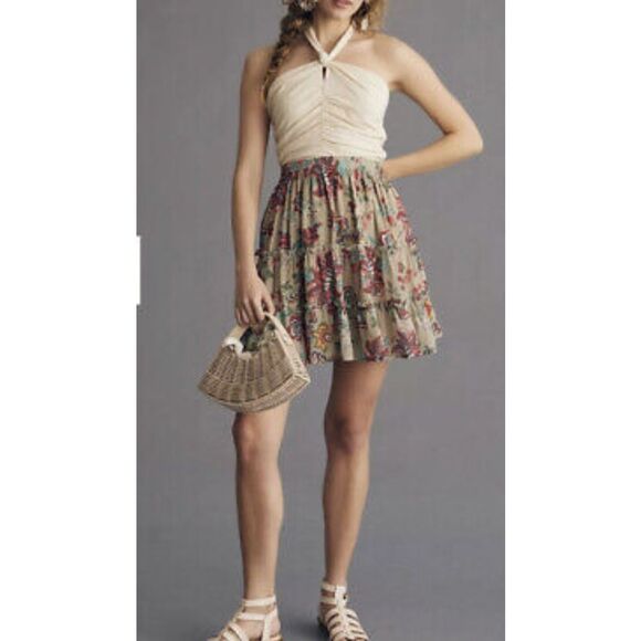 Let Me Be Chiffon Mini Skirt - Picture 1 of 4
